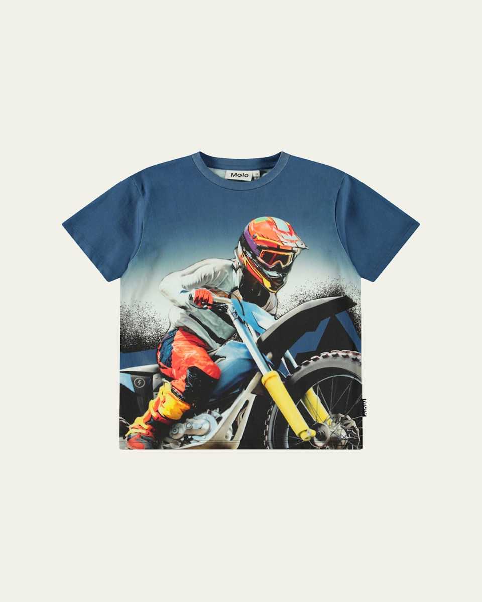 Boy's Riley Motorcycle Graphic T-Shirt, Size 8-